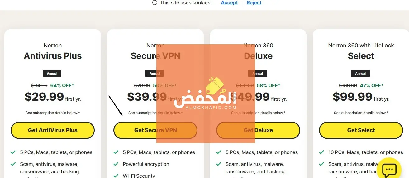 كود خصم نورتون قطر 